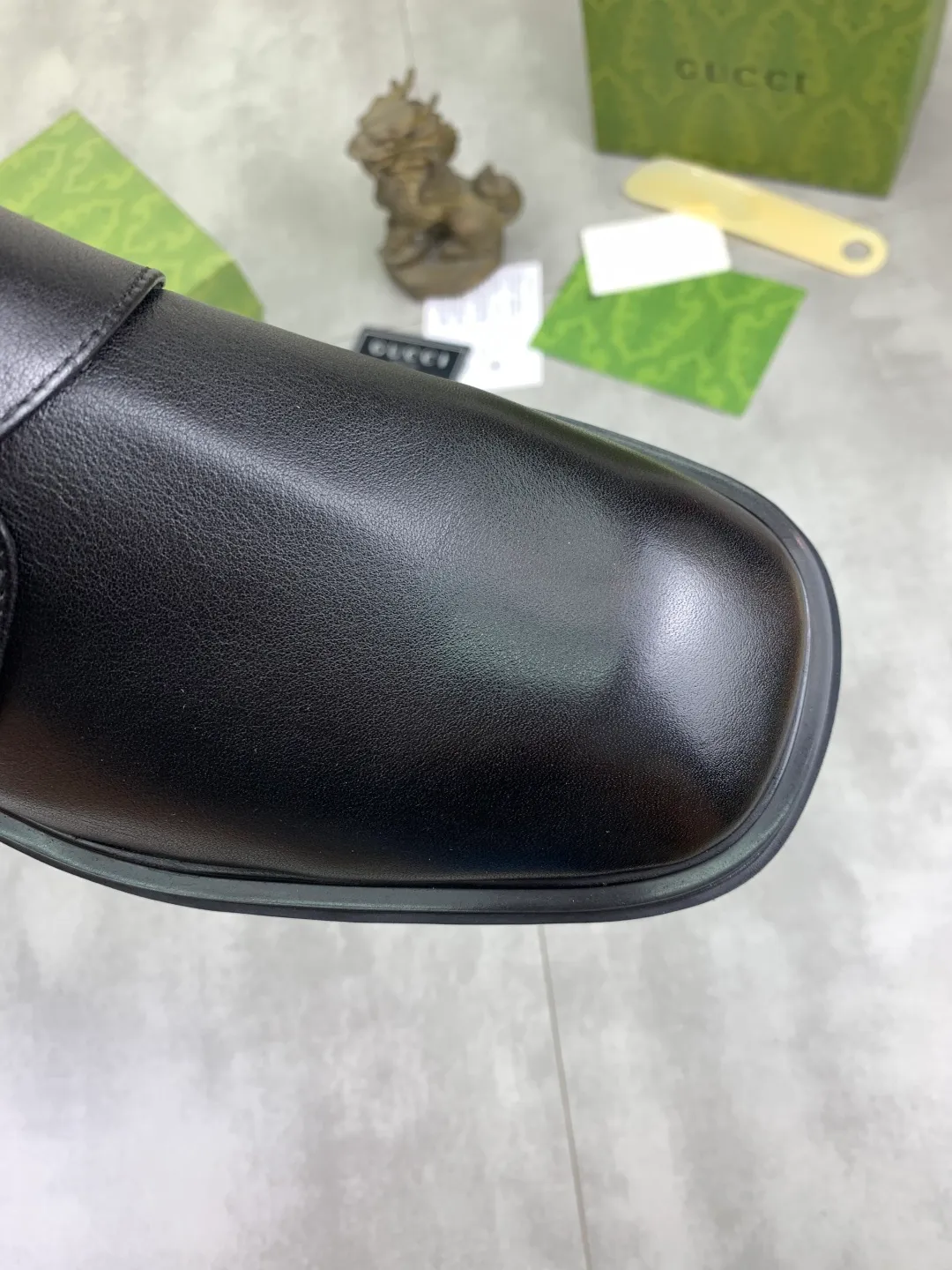 Men's Men's Shoes 💰P580 [New Style] 💰💎💎💎 [Gucci] GUCCI high-end men's formal business leather shoes, original order 1:1! Original imported high-end calfskin, original metal buckle, imported first-layer pigskin lining for feet, original high-end outsole, men's shoe size: 38-44